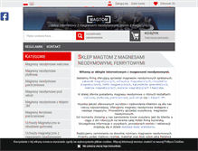 Tablet Screenshot of magtom.pl